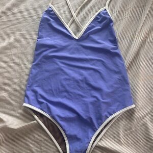 Acacia Swimwear Blue One Piece